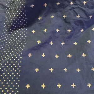 imogene + willie Midnight Blue and Ivory Pocket Square